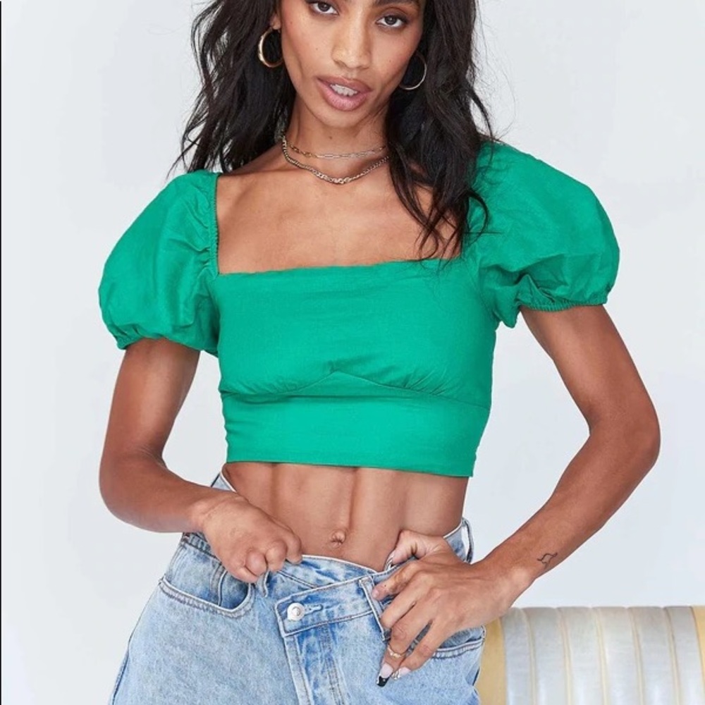 Princess Polly Raphael Top in green